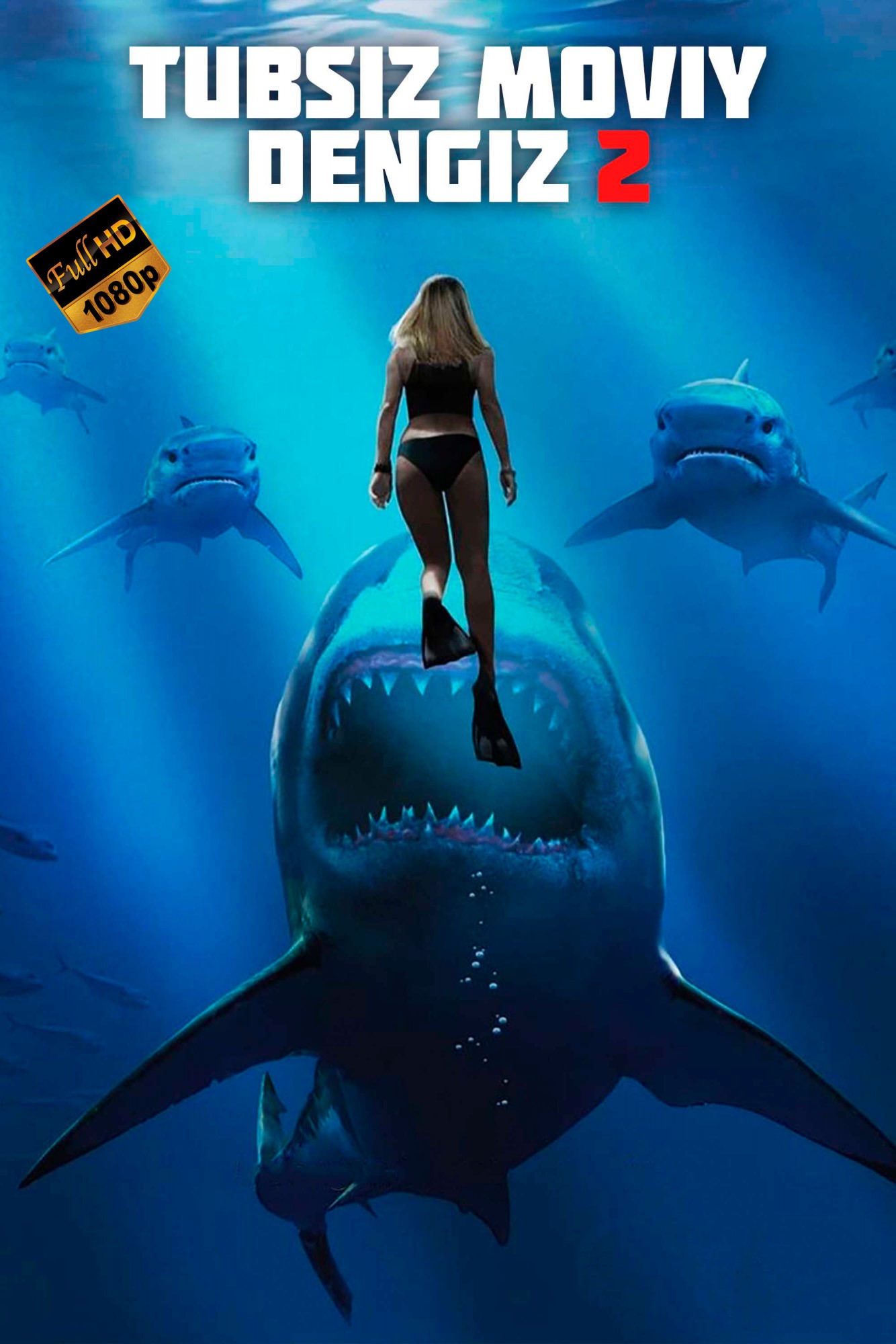 Tubsiz moviy dengiz 2 / Chuqur ko'k dengiz 2 Uzbek tilida tarjima kino 2018 HD