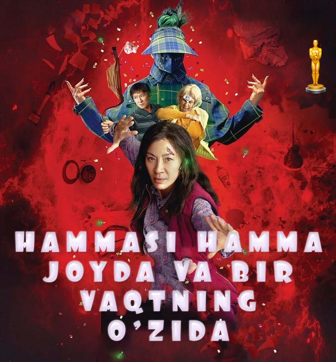 Hammasi hamma joyda va bir vaqtning o'zida Uzbek tilida O'zbekcha 2022 tarjima kino Full HD skachat